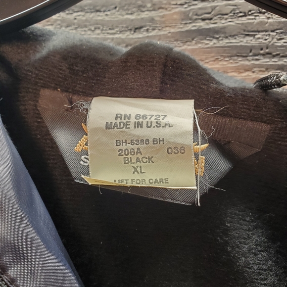 Vintage Mens XL Stanley 100% Nylon Bomber Jacket Made In USA Auburn Sportswear - Picture 4 of 6